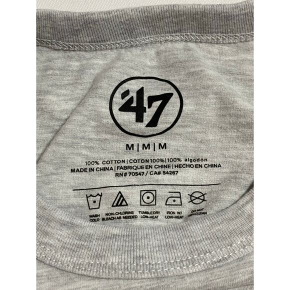 47 Brand 2023 Capital One Orange Bowl Georgia Vs FSU T-Shirt Gray Size Medium - Picture 5 of 8